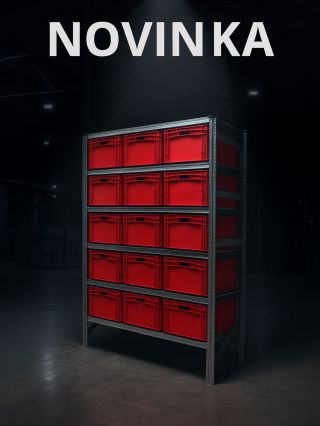 📦 NOVINKA – Regály s plastovými prepravkami! Hľadáte prehľadné a odolné riešenie pre skladovanie dielov, súčiastok alebo...